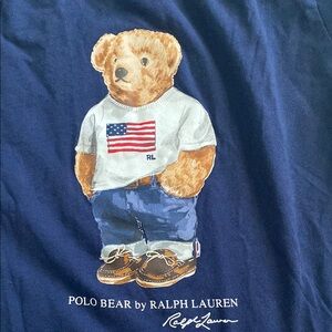 Ralph Lauren Navy Polo Bear Tee